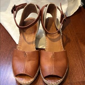 Gentle Souls Tan Leather Espadrilles by Kenneth Cole